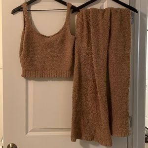 skims cozy pajama set